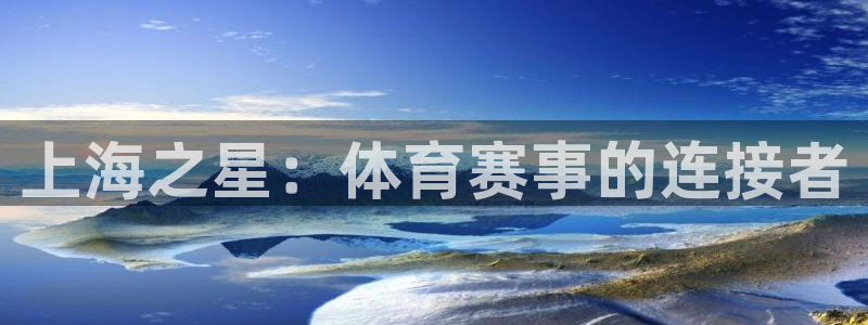 上海之星：体育赛事的连接者